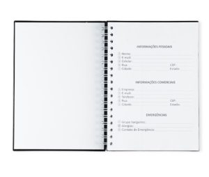 15466 - Caderno Laminado Com Pauta