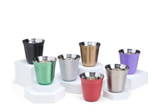 08245 - Copo Inox Parede Dupla 150ml