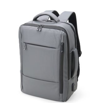 01902 - Mochila Couro Sintético USB 25L