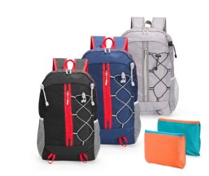 01334 - Mochila Dobrável Poliéster 23L