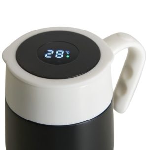 18640 - Caneca Térmica Inox 500ml com Display LED